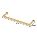 Ver imagem 6 de Porta Toalha Toalheiro de Rosto Banheiro 35cm em Aço Inox Dourado Linha Tessalia Stainless