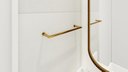 Ver imagem 4 de Porta Toalha Toalheiro de Rosto Banheiro 35cm em Aço Inox Dourado Linha Tessalia Stainless