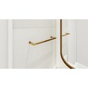 Ver imagem 4 de Porta Toalha Toalheiro de Rosto Banheiro 35cm em Aço Inox Dourado Linha Tessalia Stainless