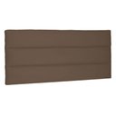 Ver imagem 1 de Cabeceira Painel Solteiro 0,90m La Italiana Suede Caramelo