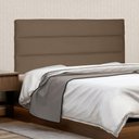 Ver imagem 5 de Cabeceira Painel Solteiro 0,90m La Italiana Suede Caramelo