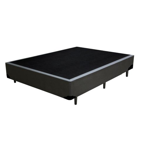 Base Box Viúva Corino Homequeen Cinza 40x128x188