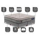 Ver imagem 3 de Cama Box Queen + Colchão Molas Ensacadas Cama Inbox com Euro Pillow Frost ThermoGel 158x198x70