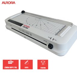 Plastificadora A4 Laminador Refilador Perfurador Aurora 127v - 2