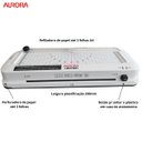 Ver imagem 4 de Plastificadora A4 Laminador Refilador Perfurador Aurora 127v