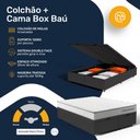 Ver imagem 6 de Cama Box Baú Queen com Colchão de Molas Ensacadas Double Comfort 158198x62cm