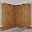 Ver imagem 1 de Closet Casal Duplo Lu 8 Portas 4 Gavetas Cinamomo
