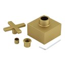 Ver imagem 4 de Acabamento para Chuveiro Registro 1.1/4 1.1/2 50mm Cruzeta Quadrado Dourado Fosco Banheiro Padrão de