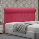 Ver imagem 2 de Cabeceira Madri 140 cm Suede Vermelho