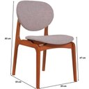 Ver imagem 7 de Cadeira Atenas Madeira Maciça Amêndoa