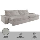 Ver imagem 4 de Sofá Apollo Veludo 02 Módulos 120 Cm B25cm Meu Sofá Online