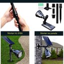 Ver imagem 5 de Luminaria Solar Arandela Spot Led Espeto Sensor de Presença Movimento Angulo Ajustavel Parede Quinta