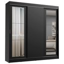 Ver imagem 2 de Guarda-roupa Casal Madesa Kansas 3 Portas de Correr com Espelhos 3 Gavetas