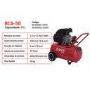 Ver imagem 3 de Compressor de Ar 50 Litros 2,1 Hp 8 Pés 220v Branco Motores + Kit Pintura de Ar com 5 Peças