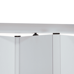 Porta Sanfonada Pvc Translucida 210x84 Branca - 5