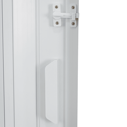 Porta Sanfonada Pvc Translucida 210x84 Branca - 4