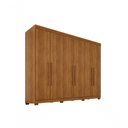 Ver imagem 2 de Guarda Roupa Casal Crsal 6 Portas de Bater 6 Gavetas MDF Cinamomo Multimóveis 274cm