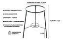Ver imagem 3 de Suporte para Vasos e Bacias Suculenta 51cm Altura - até 30kg