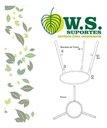 Ver imagem 7 de Suporte para Vasos e Bacias Suculenta 51cm Altura - até 30kg