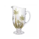 Ver imagem 1 de Jarra Palm Tree Handpaint 1,4l Cristal Ecologico Wolff
