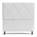 Ver imagem 5 de Cabeceira Cama Box Casal Queen Size Mel 160cm com Frame Sintético Branco - Desk Design