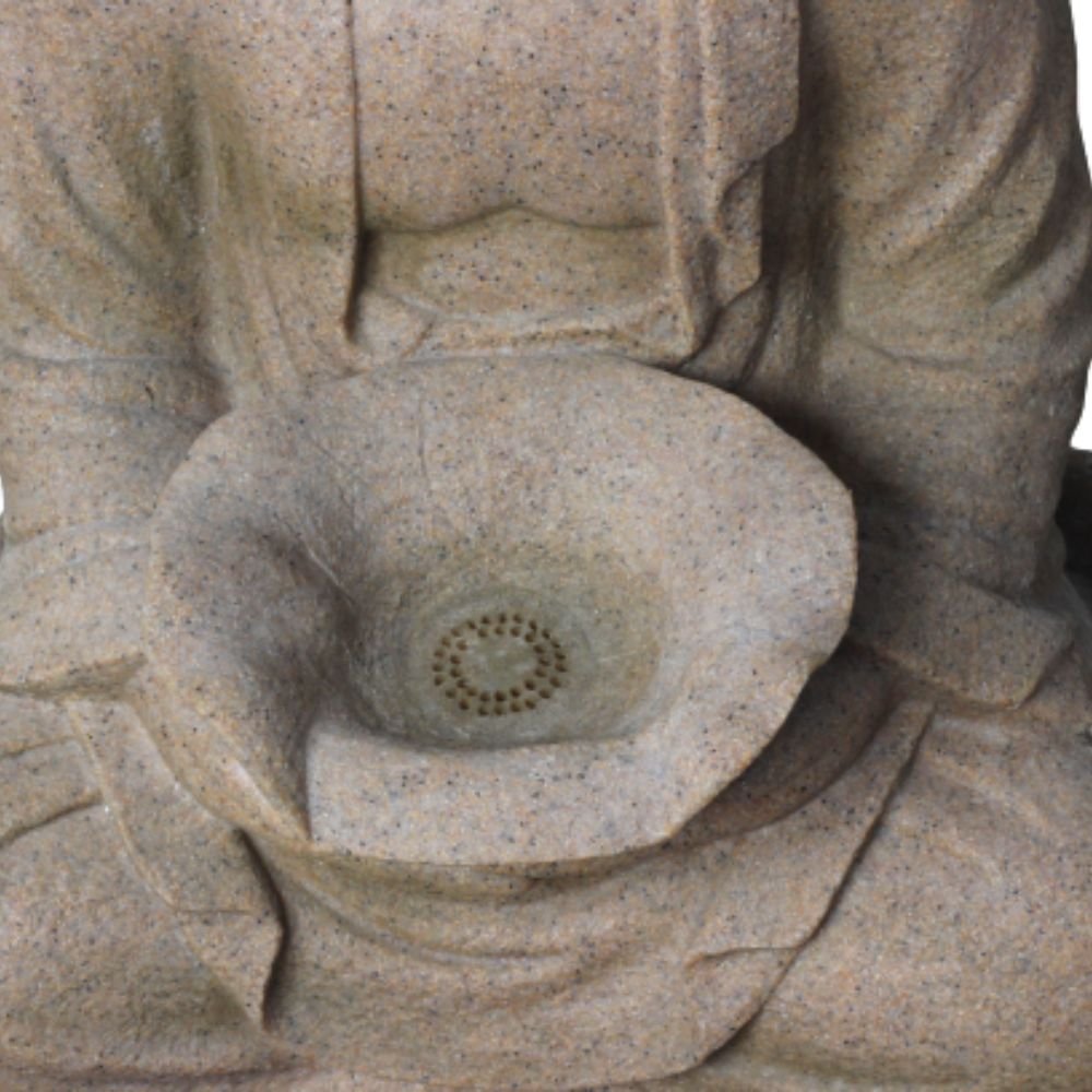 Fonte de Aguá Buda Flor de Lotus Cascata Decorativa Grande - 2