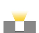 Ver imagem 6 de Perfil Fita Led Piso Solo 2 Metros 22x26mm Alumínio Difusor Fosco Ip65 R11
