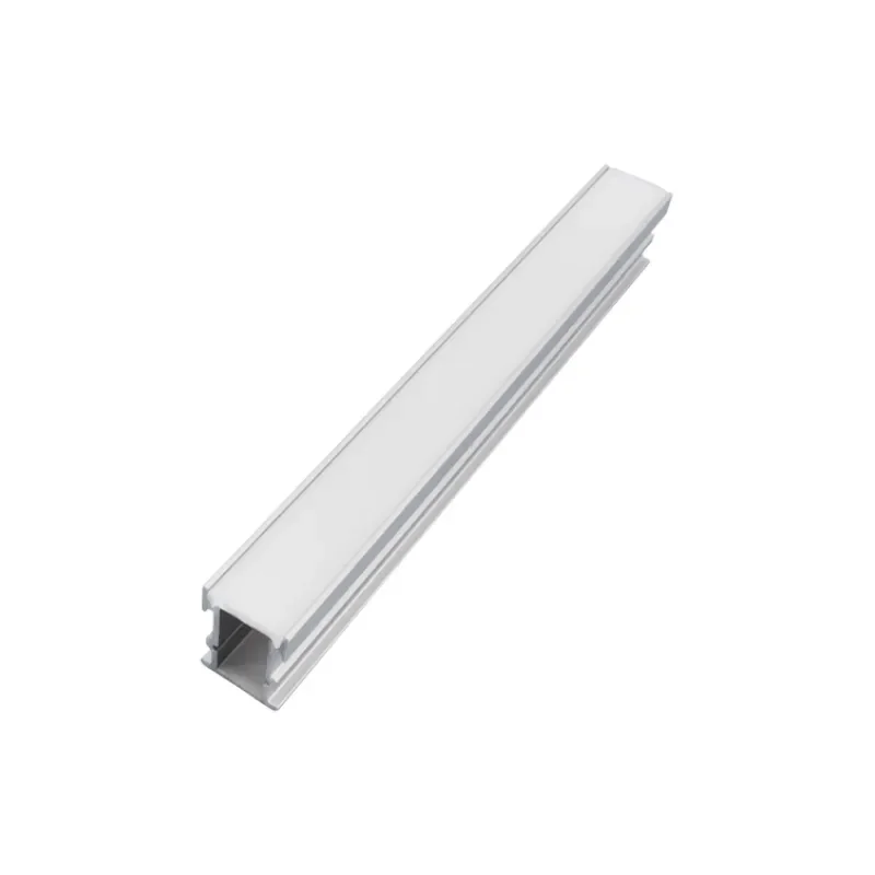 Ver imagem 2 de Perfil Fita Led Piso Solo 2 Metros 22x26mm Alumínio Difusor Fosco Ip65 R11