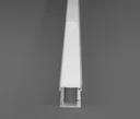 Ver imagem 7 de Perfil Fita Led Piso Solo 2 Metros 22x26mm Alumínio Difusor Fosco Ip65 R11