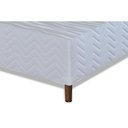 Ver imagem 3 de Cama Box Base Casal Universal Bordado White (138x188x30) - Paropas