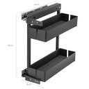 Ver imagem 2 de Suporte Porta Condimentos Embutir Armário Cozinha Planejada