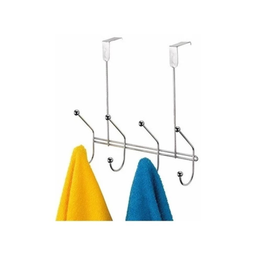 Cabide Maxx com 4 Ganchos para Porta Aço Cromado Niquelart - 2