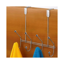 Ver imagem 3 de Cabide Maxx com 4 Ganchos para Porta Aço Cromado Niquelart