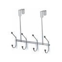 Ver imagem 1 de Cabide Maxx com 4 Ganchos para Porta Aço Cromado Niquelart