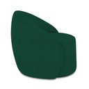 Ver imagem 6 de Poltrona Decorativa Orgânica Giratória Lua Bouclê Verde D03 - D’Rossi