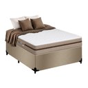 Ver imagem 1 de Cama Box Casal Suede + Colchão Molas Ensacadas Royal Sleep Bioclassic 138cm - Suporta até 120 kg
