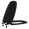 Assento Sanitário Monte Carlo Turin Preto Soft Close - 5