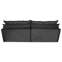 Ver imagem 6 de Sofá sem Caixa Retrátil Reclinável 2.55m Cama Inbox Versátil com Pillow Top e Molas Velusoft Preto