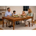 Ver imagem 6 de Mesa de Jantar ou Cozinha 180cm em Madeira Maciça com Gaveta e Pés Torneados – Made Wood