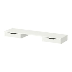 Mesa Suspensa em Mdf Branco para Home Office ou Penteadeira 90x40cm