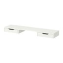 Ver imagem 1 de Mesa Suspensa em Mdf Branco para Home Office ou Penteadeira 90x40cm