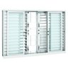 Janela Veneziana Aço Multiflex 6 Folhas com Grade Quadriculada Prátika Sasazaki 100x150cm - 1