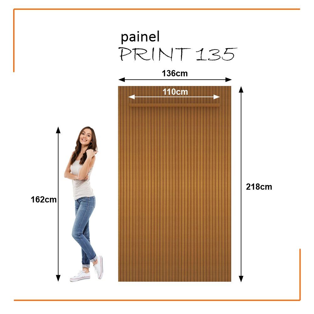 Painel Ripado 3d para Tv até 55 Polegadas Print 135cm - 8