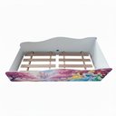 Ver imagem 3 de Cama Infantil Carro Princesas com Grade de Proteção MDF Rosa Mobigu