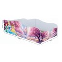 Ver imagem 1 de Cama Infantil Carro Princesas com Grade de Proteção MDF Rosa Mobigu