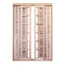 Ver imagem 6 de Porta Balcão de Correr de Madeira Padrão Cedro Veneziana Reto - 2,15 (A) X 1,30 (L)