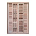 Ver imagem 5 de Porta Balcão de Correr de Madeira Padrão Cedro Veneziana Reto - 2,15 (A) X 1,30 (L)