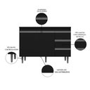 Ver imagem 2 de Balcão de Cozinha Andreia S/ Tampo 150cm -ajl