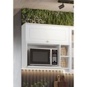 Ver imagem 6 de Armário Aéreo 80cm com Nicho para Microondas 1 Porta Basculante Americana Henn