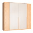 Ver imagem 3 de Guarda-Roupa Casal 6 Portas Marseille Bege/Carvalho Nature/Off White